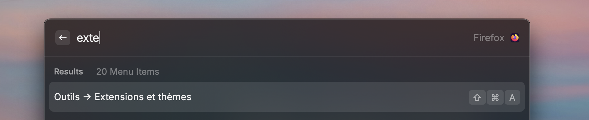 Raycast settings