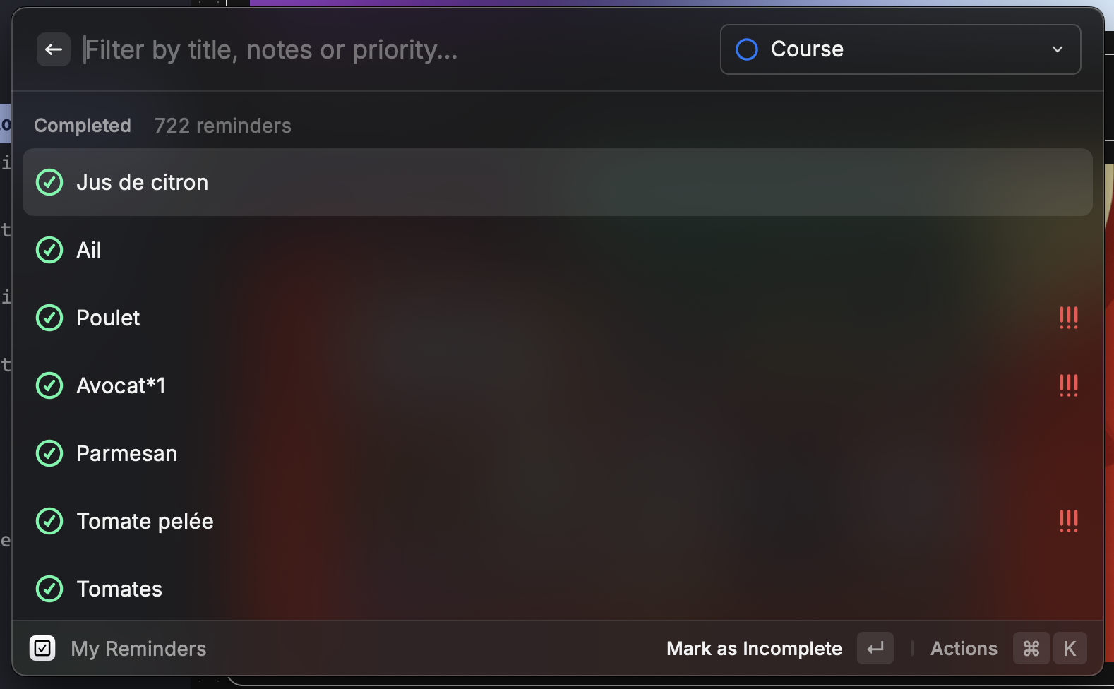 Raycast settings